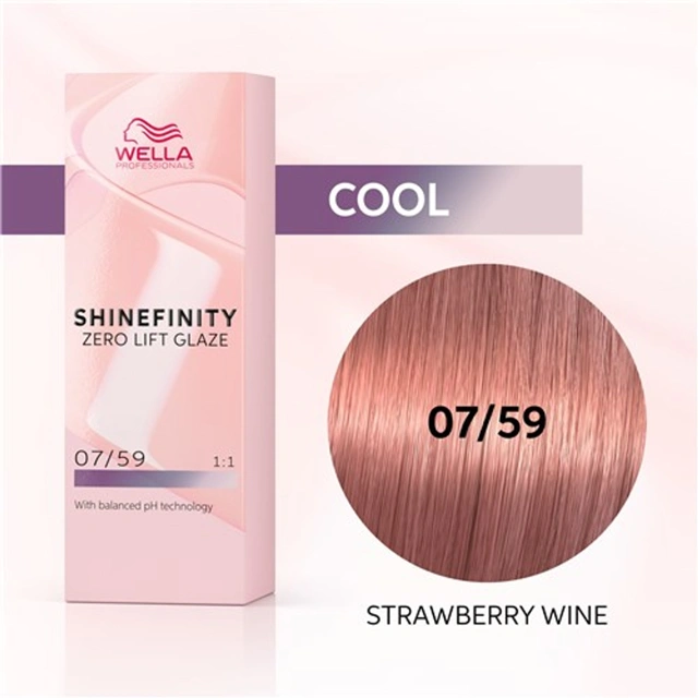 Wella Professional Shinefinity Zero Lift Glaze - 07/59 60ml - Medium Blonde Mahogany Cendre főképe